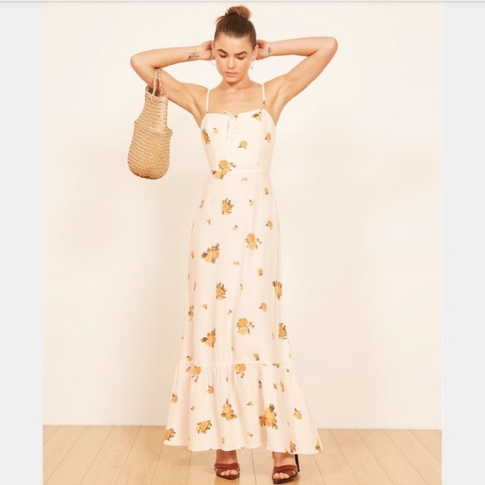 Reformation floral Maxi dress. New with tags.